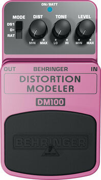 Efecto de guitarra Behringer DM 100 DISTORTION MODELER - 2