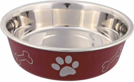 Bowl for Dog Trixie Stainless Steel Paw & Bone 800ml/17cm - 2