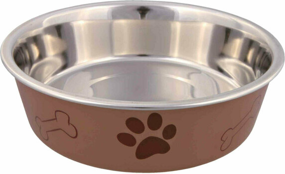 Bowl for Dog Trixie Stainless Steel Paw & Bone 800ml/17cm - 3