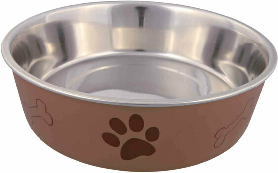 Bowl for Dog Trixie Stainless Steel Paw & Bone 1,5l/21cm - 3