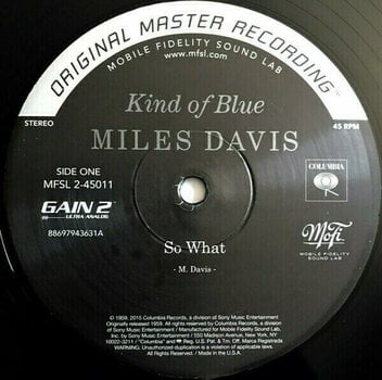 Hanglemez Miles Davis - Kind Of Blue (Reissue) (180g) (2 LP) - 2