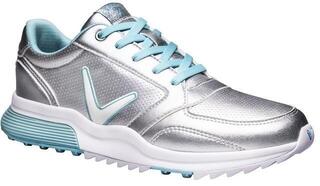 Damen Golfschuhe Callaway Aurora Silver/Light Blue - 3