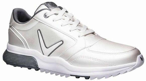 Chaussures de golf pour femmes Callaway Aurora White/Grey 36,5 - 4