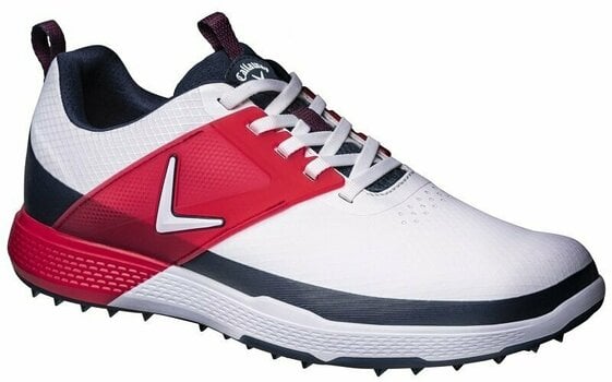 Chaussures de golf pour hommes Callaway Nitro Blaze White/Navy/Red 40,5 - 4