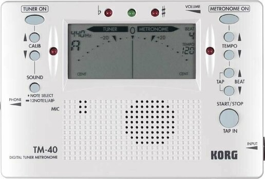 Multifunkčná ladička Korg TM-40 - 4