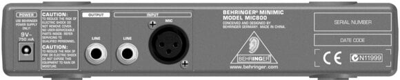 Pré-amplificador de microfone Behringer MIC 800 MINIMIC - 2