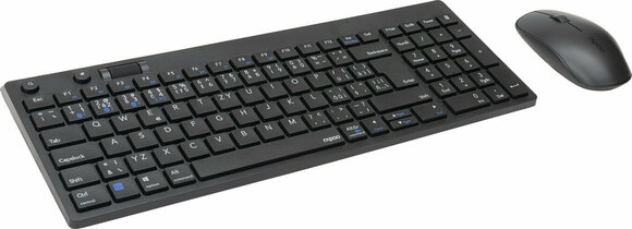 Clavier d'ordinateur Rapoo 8050T Tchèque-Clavier slovaque Black Clavier d'ordinateur - 2