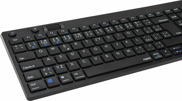 Clavier d'ordinateur Rapoo 8050T Tchèque-Clavier slovaque Black Clavier d'ordinateur - 7