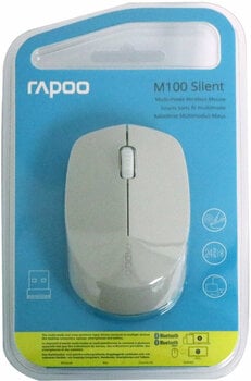 Мишка за компютър Rapoo M100 Silent Grey - 5