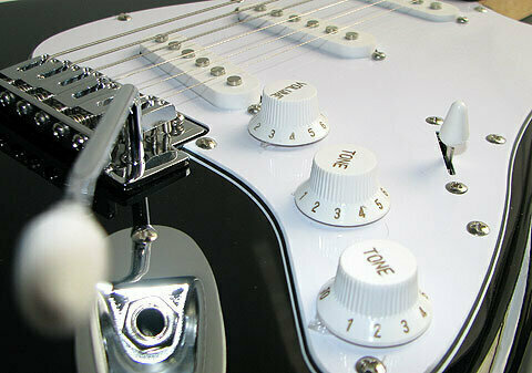 Speciell akustisk-elektrisk gitarr SX EG1K Black - 7