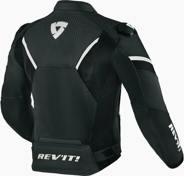 Leather Jacket Rev'it! Jacket Matador Black/White 46 Leather Jacket - 2