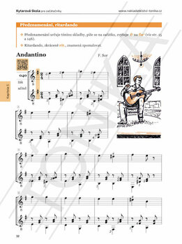Music sheet for guitars and bass guitars Vítek Zámečník Kytarová škola pro začátečníky Music Book - 4