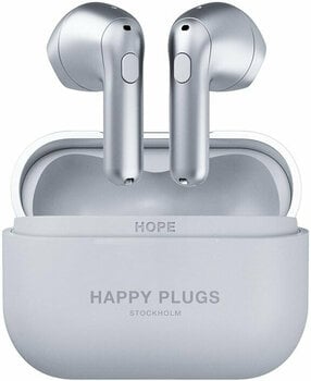 Intra-auriculares true wireless Happy Plugs Hope Grey - 3