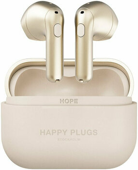 True trådlös in-ear Happy Plugs Hope Gold - 3