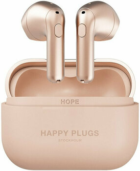 True trådlös in-ear Happy Plugs Hope Rose Gold - 3
