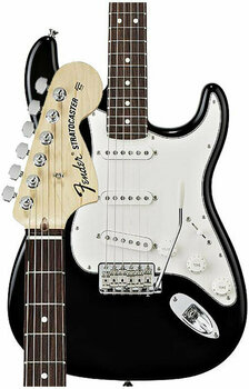 Електрическа китара Fender Highway One Stratocaster Black - 2