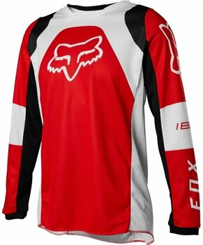 Jersey de motocross FOX Youth 180 Lux Jersey Fluo Red YM Jersey de motocross - 2