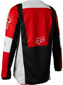 Motocross Jersey FOX Youth 180 Lux Jersey Fluo Red YM Motocross Jersey - 3