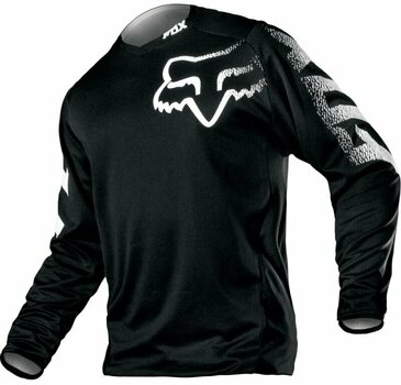 Motocross Jersey FOX Youth Blackout Jersey Black XL Motocross Jersey - 2