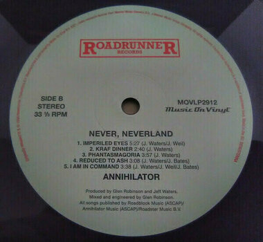 Vinylskiva Annihilator - Never Neverland (Coloured Vinyl) (LP) - 3