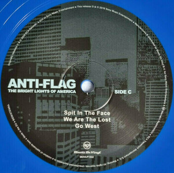 Disque vinyle Anti-Flag - Bright Lights of America (Blue Vinyl) (2 LP) - 4