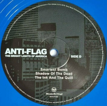 Disco de vinil Anti-Flag - Bright Lights of America (Blue Vinyl) (2 LP) - 5