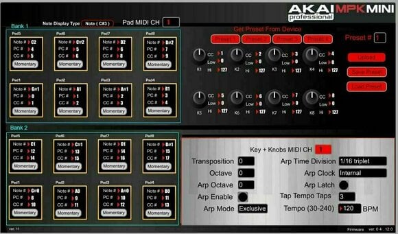 MIDI-koskettimet Akai MPK MINI - 3