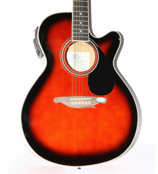 Jumbo elektro-akoestische gitaar SX EAG 1 K VS - 6