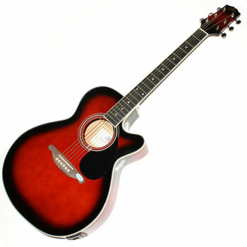 Jumbo elektro-akoestische gitaar SX EAG 1 K VS - 9