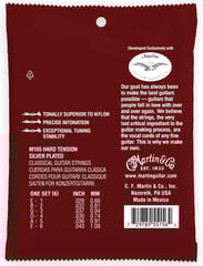 Nylon Konzertgitarren Saiten Martin M165 Classical Premium Magnifico Nylon Konzertgitarren Saiten - 1