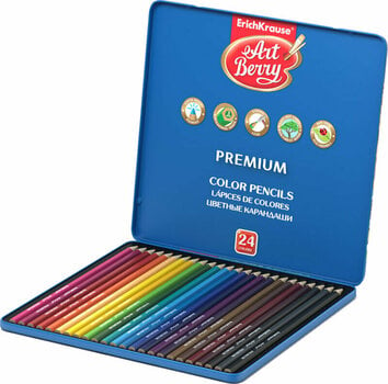 Χρωματιστό Μολύβι Erich Krause Σετ χρωματιστών μολυβιών 24 pcs - 3