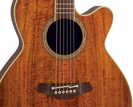 electro-acoustic guitar Takamine EF508KC Natural - 4