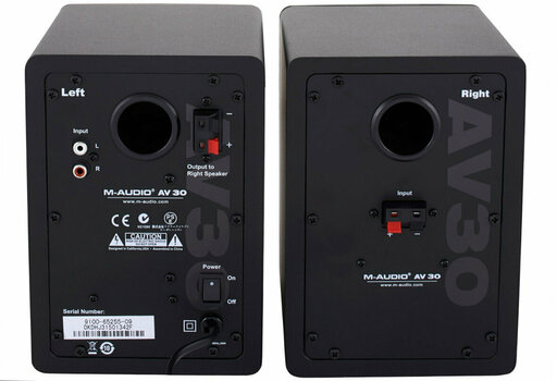 Monitor de estúdio ativo de 2 vias M-Audio AV 30 II - 2