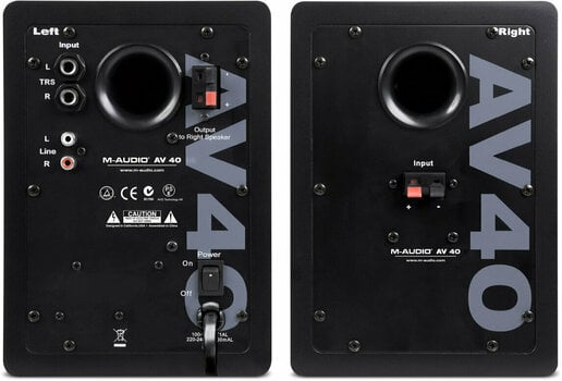 2-лентови активни студийни монитори M-Audio AV 40 II - 2
