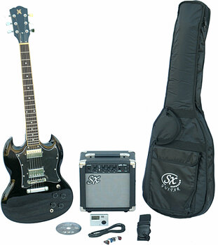 Guitarra electrica SX EG3K Black - 5