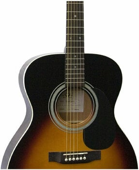 Akoestische gitaar SX MD160 Vintage Sunburst - 3