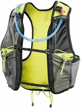 Running backpack Ferrino X-Rush Vest Grey/Yellow L Running backpack - 4