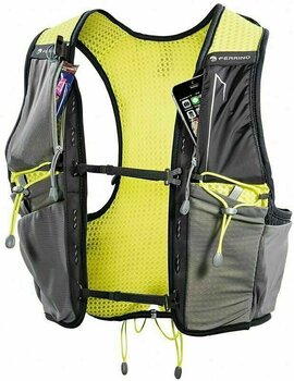 Running backpack Ferrino X-Rush Vest Grey/Yellow L Running backpack - 6