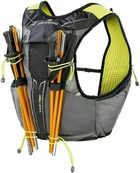 Running backpack Ferrino X-Rush Vest Grey/Yellow S Running backpack - 2
