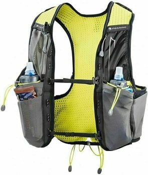 Running backpack Ferrino X-Rush Vest Grey/Yellow S Running backpack - 3