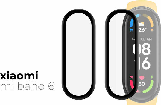 Skärmskydd Tempered Glass Protector for Xiaomi Mi Smart Band 6 - 2