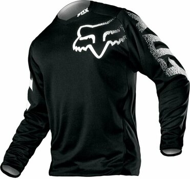 Motocross Jersey FOX Blackout Jersey Black L Motocross Jersey - 2