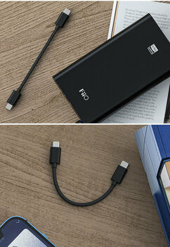 USB kábel FiiO LT-LT1 Fekete 10 cm USB kábel - 4