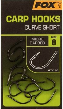Haczyk Fox Carp Hooks Curve Shank Short # 4 Black - 2