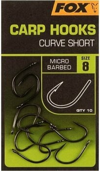 Haczyk Fox Carp Hooks Curve Shank Short # 6 Black - 2
