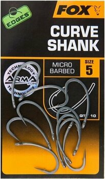 Vishaak Fox Edges Curve Shank Hook # 4 Silver - 2