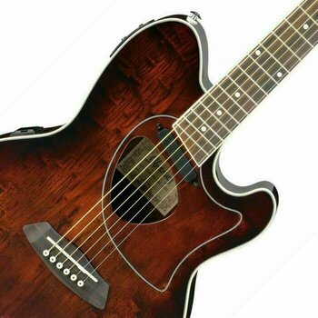 Pozostałe gitary z elektroniką Ibanez TCM50-VBS Vintage Brown Sunburst - 2