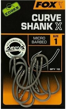 Amo Fox Edges Curve Shank X # 2 Silver - 2