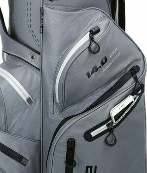 Cart Bag Big Max Dri Lite Silencio 2 Grey/Black Cart Bag - 6