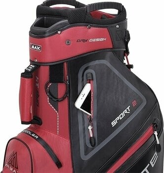 Cart Bag Big Max Dri Lite Sport 2 Red/Black Cart Bag - 7